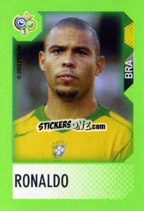 Sticker Ronaldo - FIFA World Cup Germany 2006. Mini album - Panini
