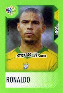 Sticker Ronaldo - FIFA World Cup Germany 2006. Mini album n. 219 - Panini
