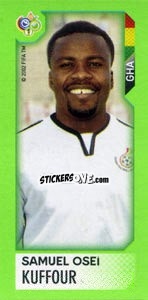 Sticker Samuel Osei Kuffour - FIFA World Cup Germany 2006. Mini album n. 192 - Panini