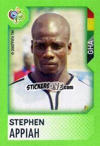 Sticker Stephen Appiah - FIFA World Cup Germany 2006. Mini album n. 193 - Panini