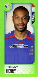 Sticker Thierry Henry - FIFA World Cup Germany 2006. Mini album n. 253 - Panini