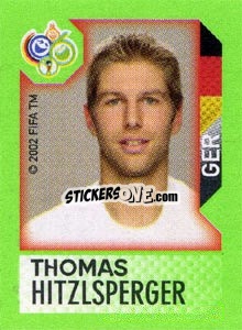 Sticker Thomas Hitzsperger - FIFA World Cup Germany 2006. Mini album n. 14 - Panini