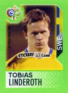 Sticker Tobias Linderoth - FIFA World Cup Germany 2006. Mini album n. 90 - Panini