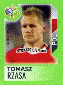 Sticker Tomasz Rzasa - FIFA World Cup Germany 2006. Mini album n. 34 - Panini