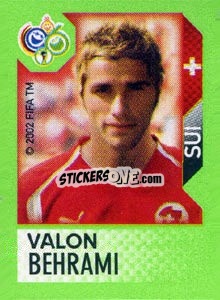 Figurina Valon Behrami - FIFA World Cup Germany 2006. Mini album - Panini