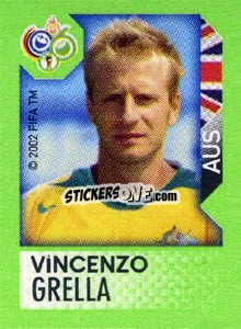 Sticker Vincenzo Grella - FIFA World Cup Germany 2006. Mini album n. 245 - Panini