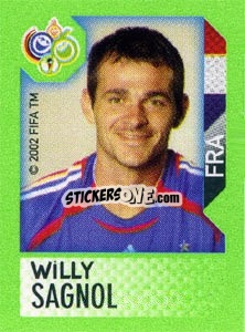 Sticker Willy Sagnol - FIFA World Cup Germany 2006. Mini album - Panini