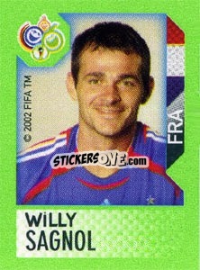 Sticker Willy Sagnol - FIFA World Cup Germany 2006. Mini album n. 255 - Panini