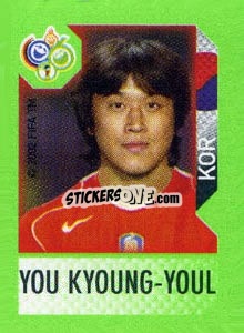 Cromo You Kyoung-Youl - FIFA World Cup Germany 2006. Mini album - Panini