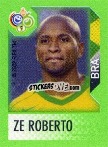 Sticker Ze Roberto - FIFA World Cup Germany 2006. Mini album - Panini