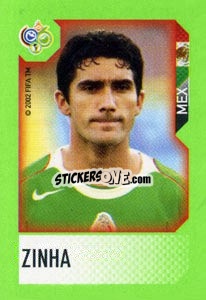 Cromo Zinha - FIFA World Cup Germany 2006. Mini album - Panini