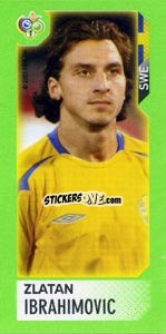 Sticker Zlatan Ibrahimovic - FIFA World Cup Germany 2006. Mini album n. 88 - Panini