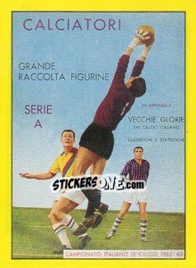 Sticker Copertina Calciatori 1962-63 - Calciatori 1996-1997 n. 2 - Panini