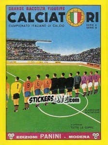 Sticker Copertina Calciatori 1964-65 - Calciatori 1996-1997 n. 4 - Panini