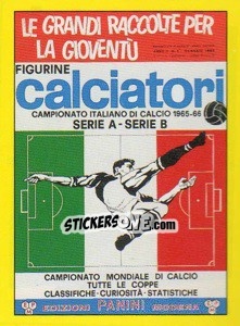 Sticker Copertina Calciatori 1965-66 - Calciatori 1996-1997 n. 5 - Panini