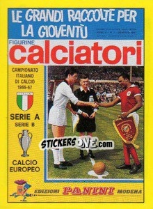 Sticker Copertina Calciatori 1966-67 - Calciatori 1996-1997 n. 6 - Panini