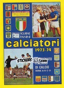 Sticker Copertina Calciatori 1973-74