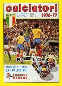 Sticker Copertina Calciatori 1976-77 - Calciatori 1996-1997 n. 16 - Panini