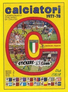 Sticker Copertina Calciatori 1977-78