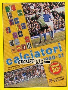 Sticker Copertina Calciatori 1980-81