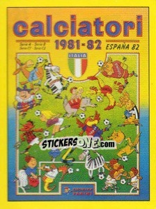 Sticker Copertina Calciatori 1981-82