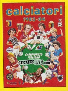 Sticker Copertina Calciatori 1983-84