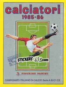 Sticker Copertina Calciatori 1985-86 - Calciatori 1996-1997 n. 25 - Panini
