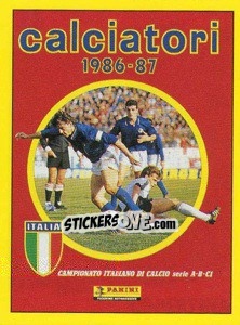Figurina Copertina Calciatori 1986-87
