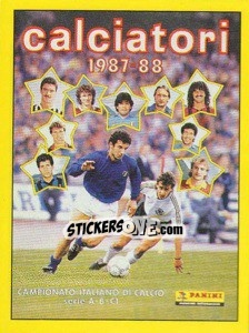 Sticker Copertina Calciatori 1987-88