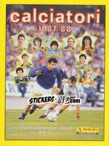 Cromo Copertina Calciatori 1987-88