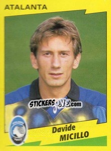 Sticker Davide Micillo - Calciatori 1996-1997 n. 39 - Panini