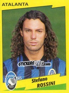 Sticker Stefano Rossini - Calciatori 1996-1997 n. 40 - Panini
