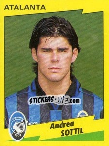 Figurina Andrea Sottil - Calciatori 1996-1997 - Panini