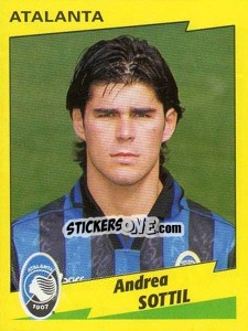 Sticker Andrea Sottil - Calciatori 1996-1997 n. 42 - Panini