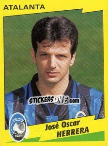 Sticker José Oscar Herrera - Calciatori 1996-1997 - Panini