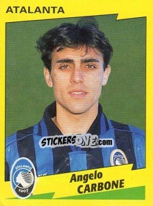 Sticker Angelo Carbone - Calciatori 1996-1997 - Panini