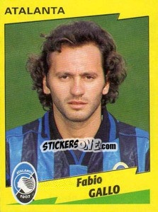 Sticker Fabio Gallo - Calciatori 1996-1997 - Panini