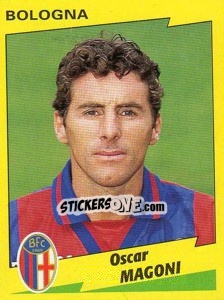 Sticker Oscar Magoni - Calciatori 1996-1997 n. 63 - Panini