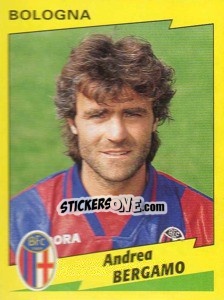 Sticker Andrea Bergamo - Calciatori 1996-1997 n. 64 - Panini