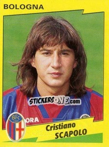 Sticker Cristiano Scapolo - Calciatori 1996-1997 - Panini