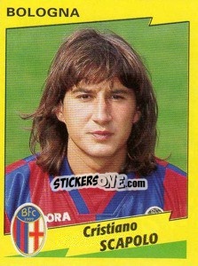 Sticker Cristiano Scapolo - Calciatori 1996-1997 n. 66 - Panini