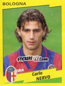 Sticker Carlo Nervo - Calciatori 1996-1997 n. 68 - Panini