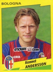 Sticker Kennet Andersson - Calciatori 1996-1997 n. 70 - Panini