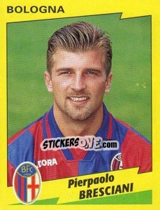 Sticker Pierpaolo Bresciani - Calciatori 1996-1997 - Panini