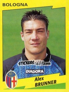 Sticker Alex Brunner - Calciatori 1996-1997 n. 73 - Panini