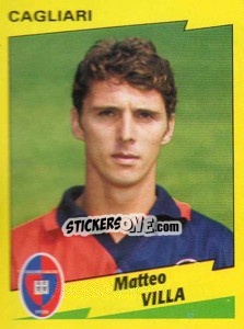 Sticker Matteo Villa - Calciatori 1996-1997 - Panini