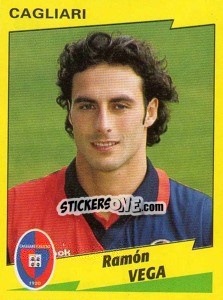 Sticker Ramón Vega - Calciatori 1996-1997 n. 80 - Panini