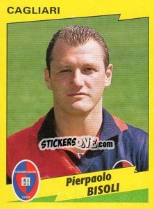 Sticker Pierpaolo Bisoli - Calciatori 1996-1997 - Panini