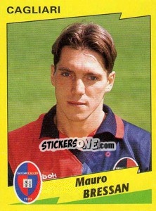 Sticker Mauro Bressan - Calciatori 1996-1997 - Panini