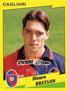 Sticker Mauro Bressan - Calciatori 1996-1997 n. 88 - Panini